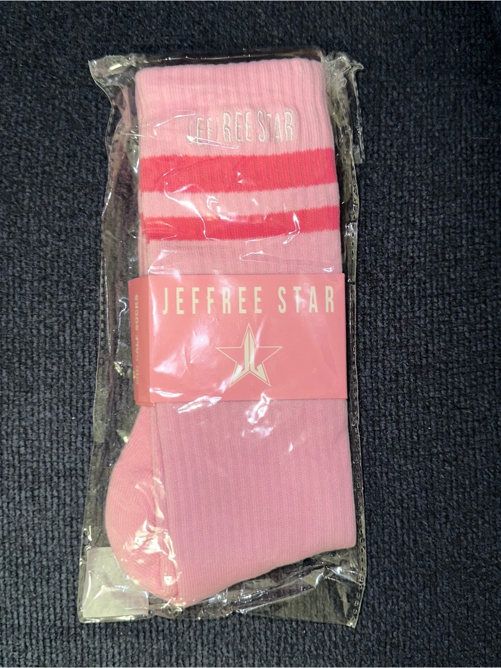 Jeffree Star Pink Socks